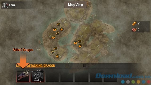 Chinh phục bản đồ game War Dragons