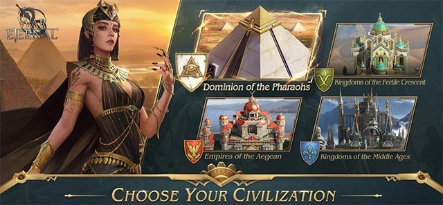 Lựa chọn nền văn minh và bắt đầu những cuộc chinh phạt