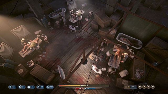 Xây dựng bệnh viện dã chiến giữa rừng để chữa trị cho binh lính bị thương