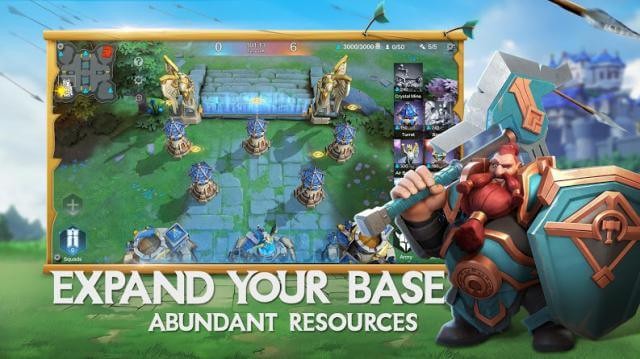 Mở rộng căn cứ, tăng cường tài nguyên