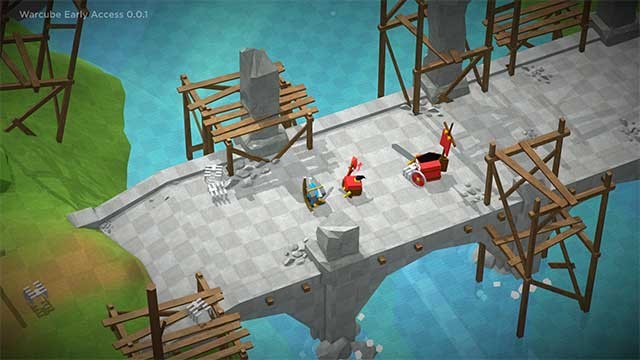 Warcube là game hành động sử dụng hình khối để chiến đấu giống Minecraft