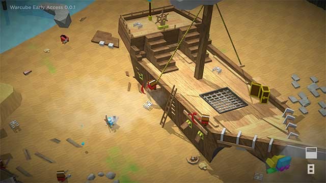 Chiến trường của Warcube diễn ra trên nhiều địa điểm đa dạng