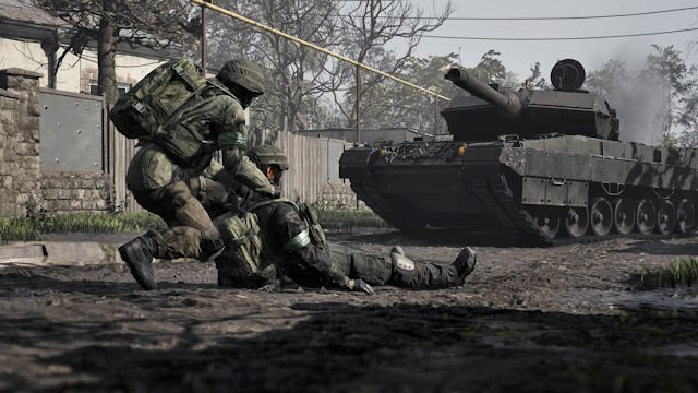 Môi trường quân sự rộng lớn, hỗ trợ tối đa 100 người chơi