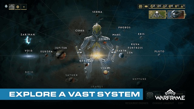 Bối cảnh game khoa học viễn tưởng với cuộc chiến giữa các vì sao