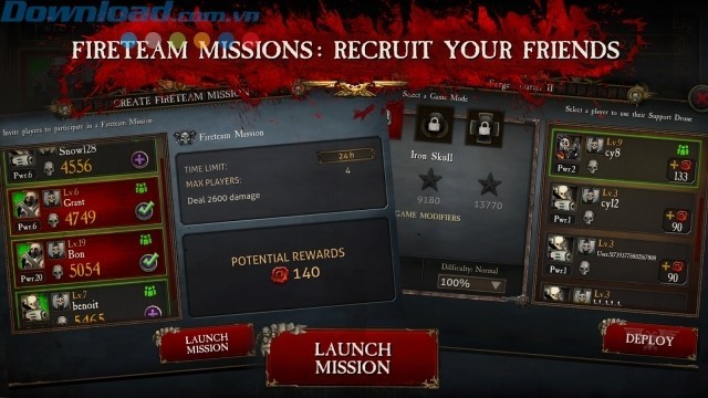 Chiến đấu phối hợp cùng bạn bè để hạ những con boss hùng mạnh