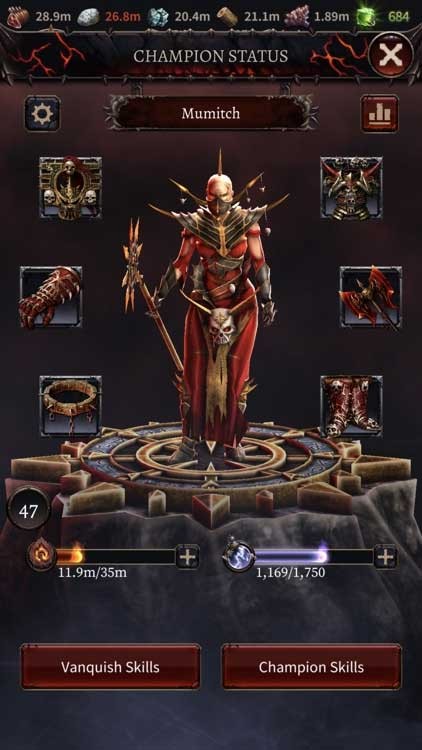 Mỗi nhà vô địch trong Warhammer: Chaos & Conquest đều sở hữu kỹ năng độc đáo riêng