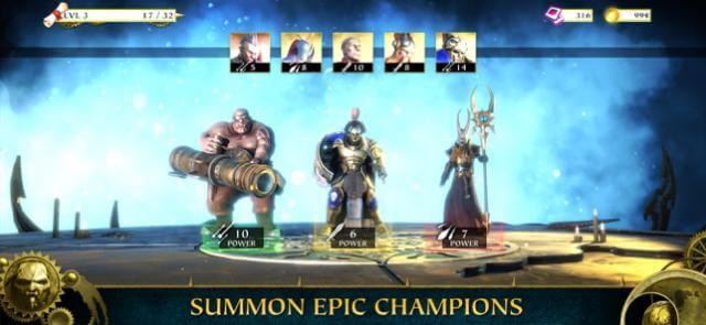 Triệu hồi các nhà vô địch mạnh mẽ