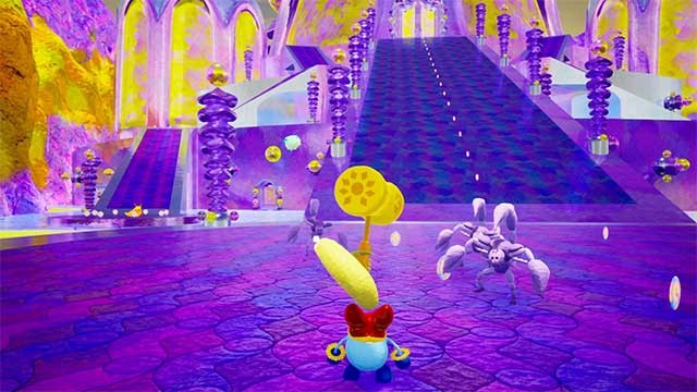 Vận dụng các cánh tay khổng lồ để chống lại các quái vật độc ác