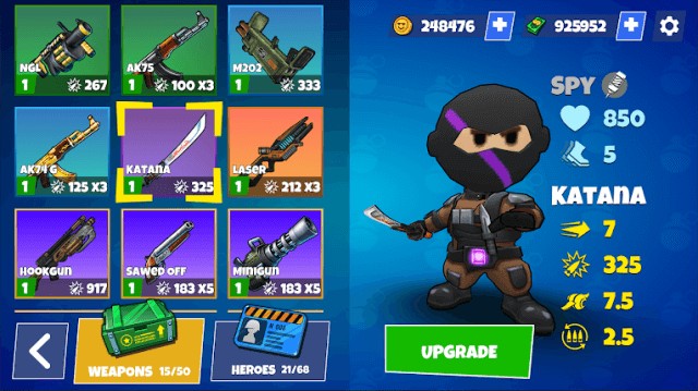 Nâng cấp chiến binh của bạn trở nên mạnh mẽ hơn