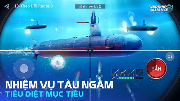 Nhiệm vụ tàu ngầm, tiêu diệt mục tiêu