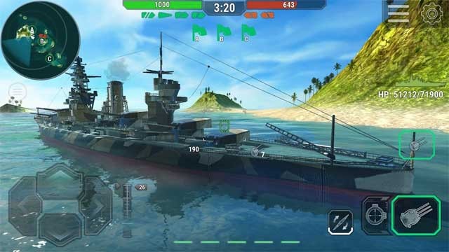 Warships Universe cho Android là game MMO thủy chiến chân thực và sống động