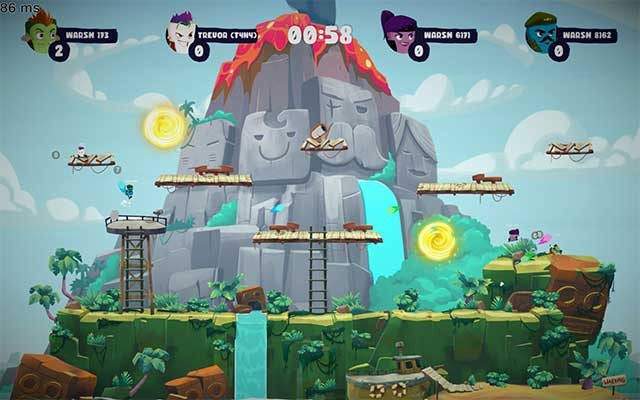 Cùng bạn bè tham gia các trận đấu súng sôi động trong Warshmallows