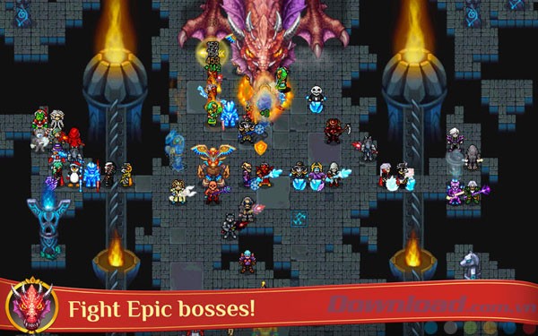 Chiến đấu với boss trong Warspear Online cho Mac