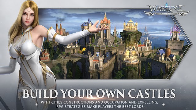 Xây dựng lâu đài của riêng bạn trong game Wartune Mobile