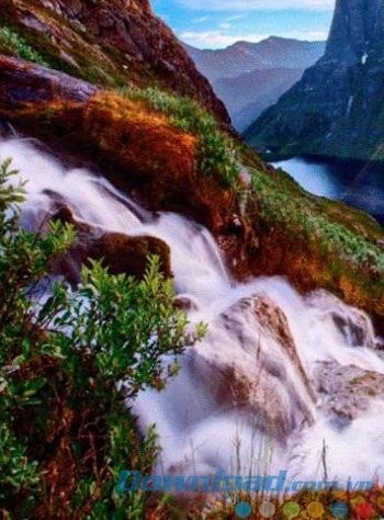 Waterfall Live Wallpaper hình nền cho di động