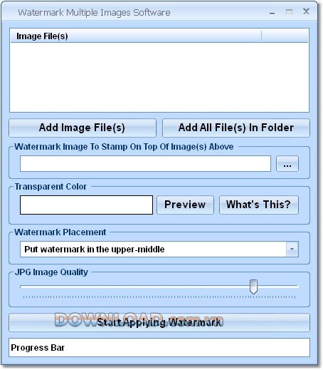Watermark Multiple Images Software