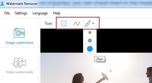 3 công cụ xóa ảnh trong Watermark Remover