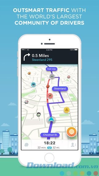 Bản đồ giao thông Waze