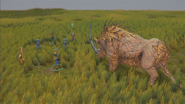 Tham gia vào cuộc chiến theo lượt, đánh bại kẻ thù và bảo vệ Raun