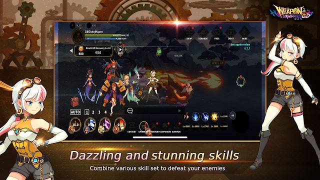 Các kỹ năng với hiệu ứng tuyệt vời