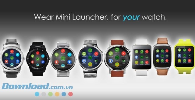 Tùy biến mặt đồng hồ với Wear Mini Launcher