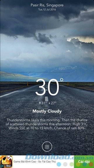 Cảnh báo thời tiết xấu