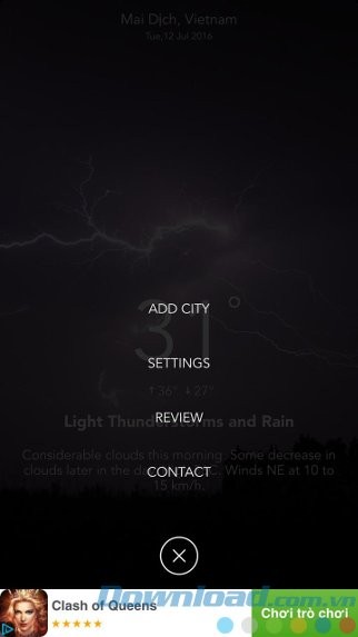 Thực đơn ứng dụng