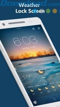 Màn hình khóa thời tiết tiện lợi