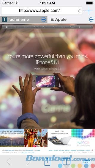 Duyệt web nhanh và tiện lợi