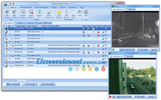 Webcam Motion Detector