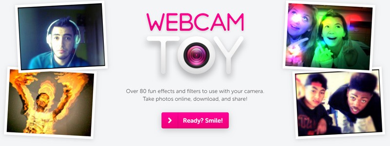 Giao diện của Webcam Toy