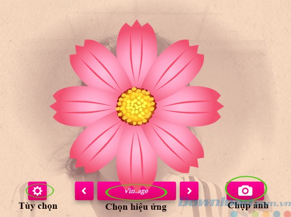 Chụp ảnh với Webcam Toy