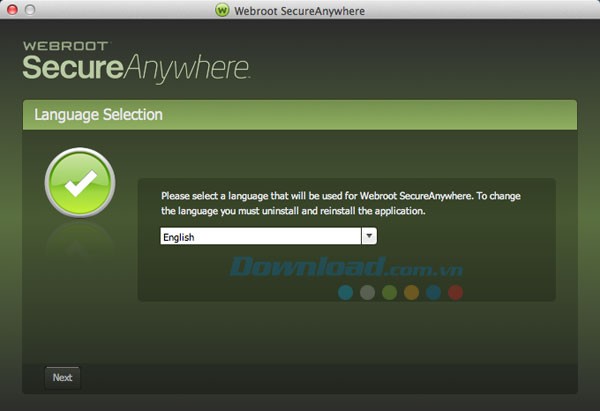 Webroot SecureAnywhere AntiVirus cho Mac