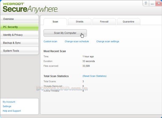 SecureAnywhere Essentials 2012