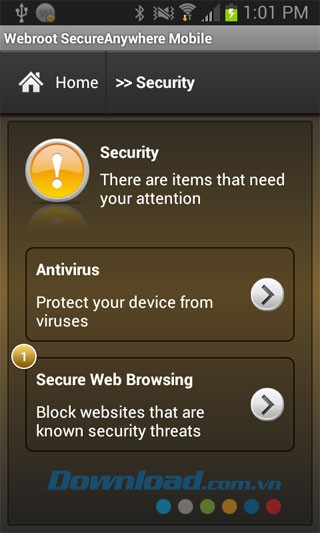 Webroot Security & Antivirus for Android