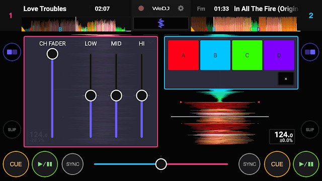 Ứng dụng được thiết kế tối ưu để bạn có thể học DJ trên mobile
