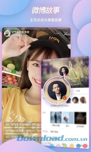 Theo dõi người nổi tiếng trên Weibo cho Android