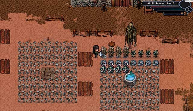 Welcome to Elderfield là game nhập vai kết hợp nông trại ma quái