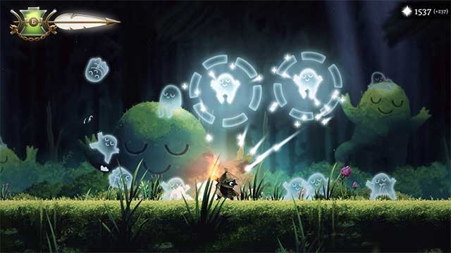 Ánh sáng từ que diêm không chỉ soi sáng đường mà còn hỗ trợ chiến đấu