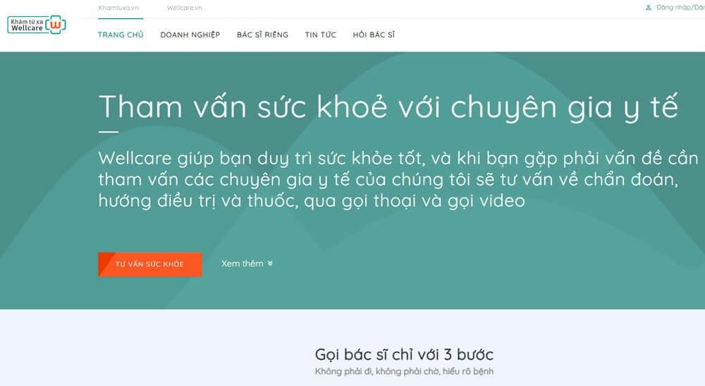 Trang chủ Wellcare - Hỗ trợ chăm sóc sức khỏe, y tế
