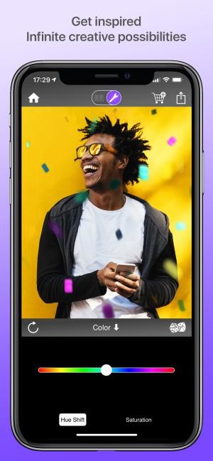 Điều chỉnh mức độ bằng thanh trượt