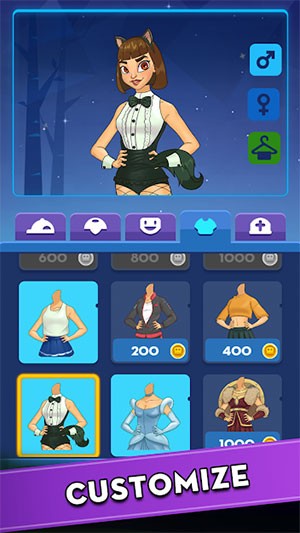 Giao diện chơi game ma sói