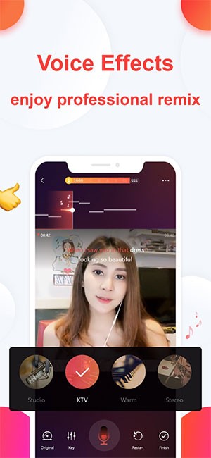 We Sing hỗ trợ mix nhạc như tại phòng thu