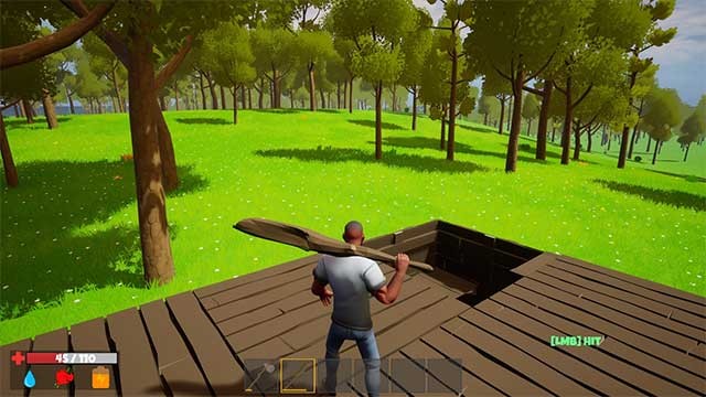 Xây dựng một nơi trú ẩn, một ngôi nhà hoặc một pháo đài lớn để sinh tồn