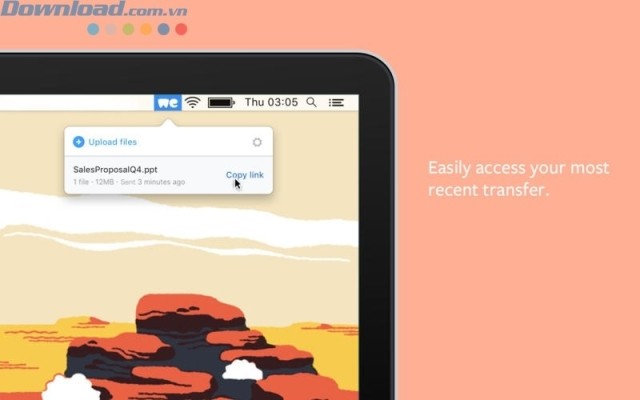 Dễ dàng truy cập lần gửi file gần đây nhất của bạn
