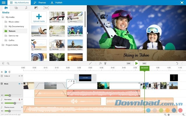 Tiện ích mở rộng của trình biên tập video chuyên nghiệp WeVideo