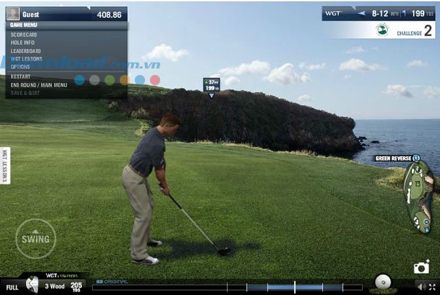 Danh sách menu chính