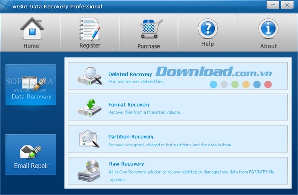 wGXe Data Recovery Professional