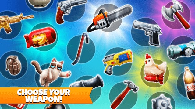 Vô vàn vũ khí khác nhau để bạn lựa chọn sử dụng