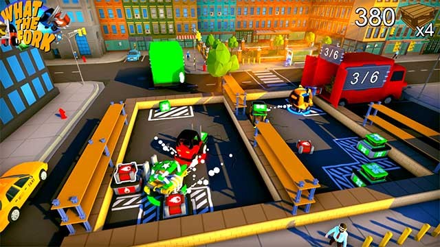 What The Fork là game cuộc chiến xe nâng hỗn loạn và vui nhộn